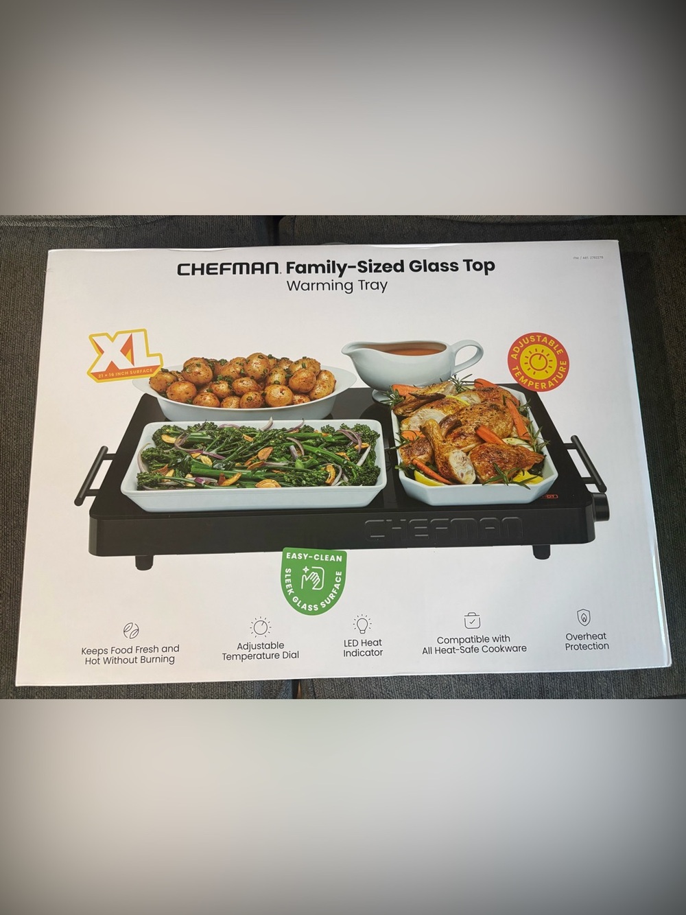 New - Chefman Warming Tray